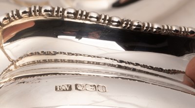 Lot 2 - A three-piece silver tea set