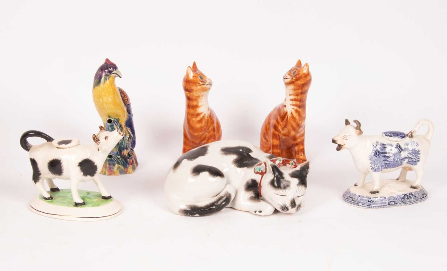 Lot 156 - A pair of Griselda Hill Wemyss pottery cats