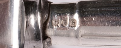 Lot 3 - A Victorian silver flatware service for twelve