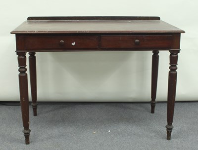 Lot 66 - A 19th Century mahogany dressing table, fitted...