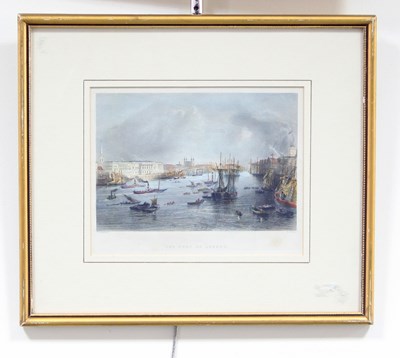 Lot 26 - Port of London/engraving, 14.5cm x 18.5cm and...