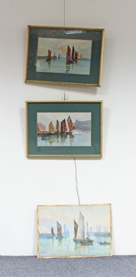 Lot 93 - Frank Rousse [ARR]/Fishing Boats in a...
