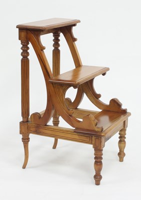Lot 758 - A set of Regency style library steps