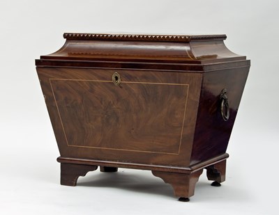Lot 762 - An early 19th Century mahogany sarcophagus...