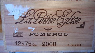 Lot 1164 - Bordeaux: La Petite Eglise, 2008, Pomerol, 12...