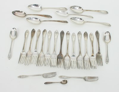 Lot 563 - A quantity of mainly Irish silver bright cut...