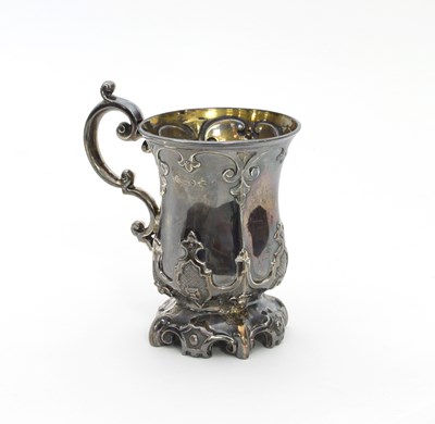 Lot 18 - A Victorian silver christening mug, Sheffield...