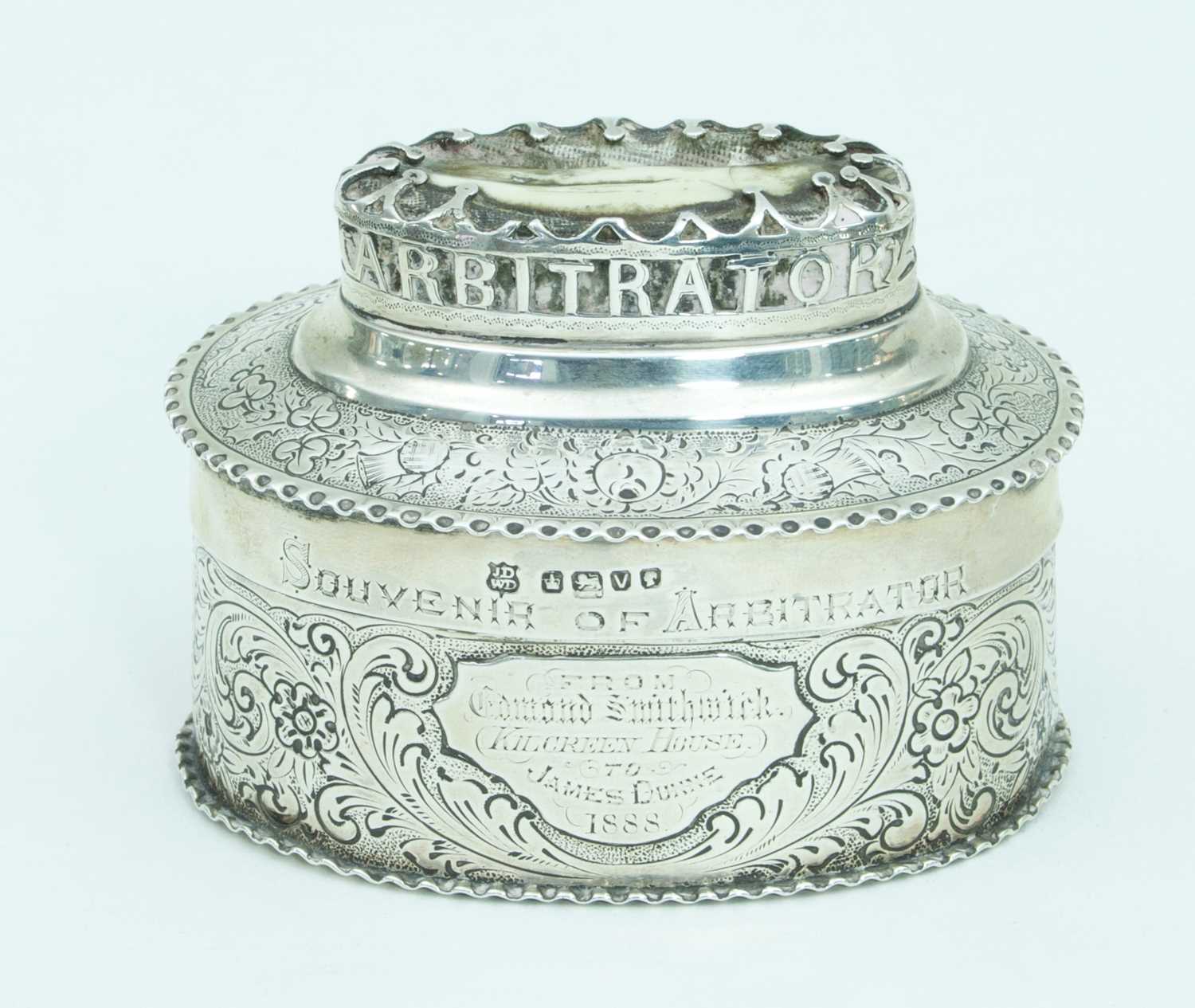 Lot 39 - Horse racing interest: a Victorian silver...