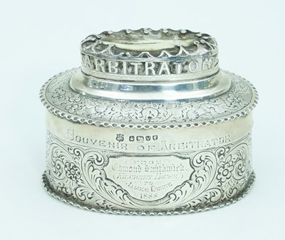 Lot 39 - Horse racing interest: a Victorian silver...