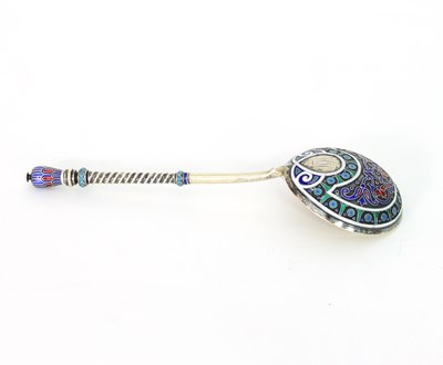 Lot 84 - A Russian silver gilt and cloisonne© enamel...