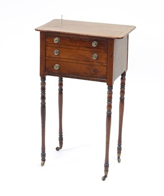 Lot 297 - An early 19th Century mahogany work table,...