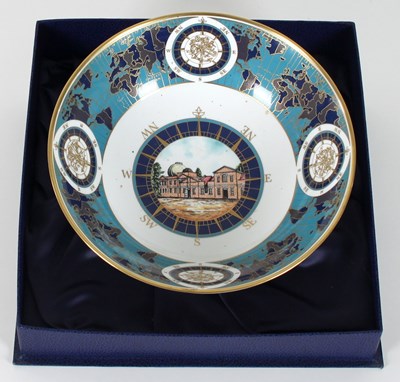 Lot 703 - A Coalport bowl commemorating the worldwide...