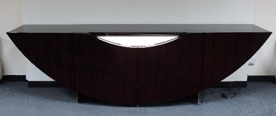 Lot 11 - An Italian Reflex Spa Gondola Buffet Sideboard,...