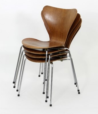 Lot 19 - Arne Jacobsen for Fritz Hansen: A set of four '...