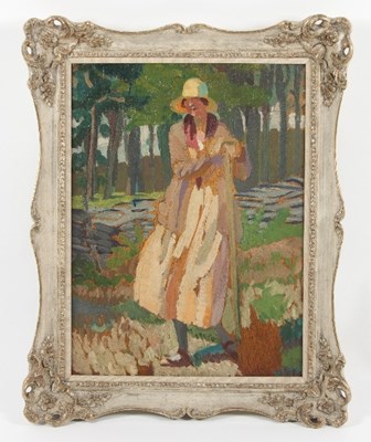 Lot 240 - Derwent Lees (British 1885-1931)/Lyndra in the...