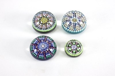 Lot 3 - A collection of three Perthshire glass...