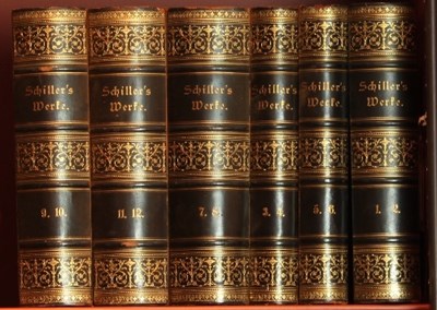 Lot 484 - Schiller (Friedrich von) Ausgewahlte-Werke,...