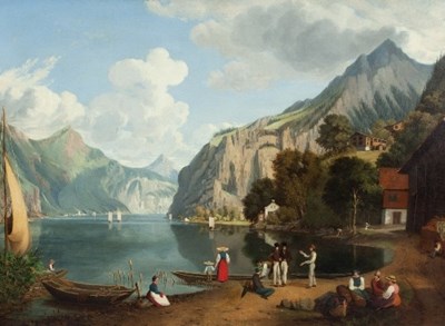 Lot 912 - Early 19th Century Continental School/Alpine...