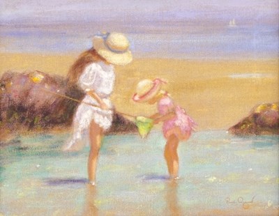 Lot 825 - Rene Legrand (French 1923-1996)/Children...