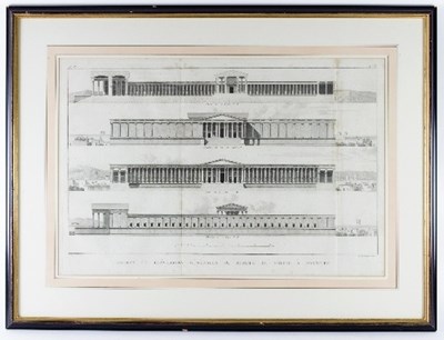 Lot 236 - Ransonnette after Cassa/Coupes et Elevations...