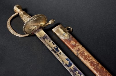 Lot 1170 - An officer's commemorative dress sword with...