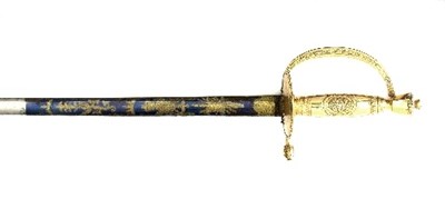 Lot 1170 - An officer's commemorative dress sword with...