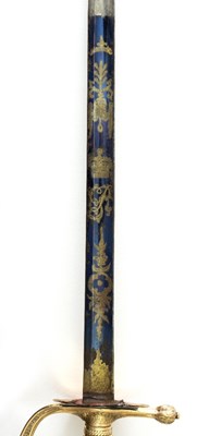 Lot 1170 - An officer's commemorative dress sword with...