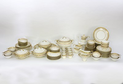 Lot 72 - An Aynsley Gold Dowery dinner service,...