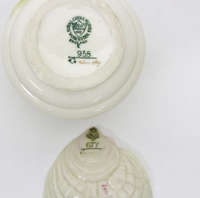 Lot 180 - A Grainger's Worcester porcelain vase, painted...