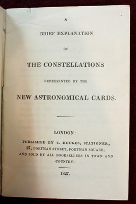 Lot 163 - Charles Hodges Astronomical Playing Cards,...