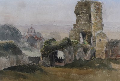 Lot 639 - F J Collingridge/Winchester Castle/watercolour...