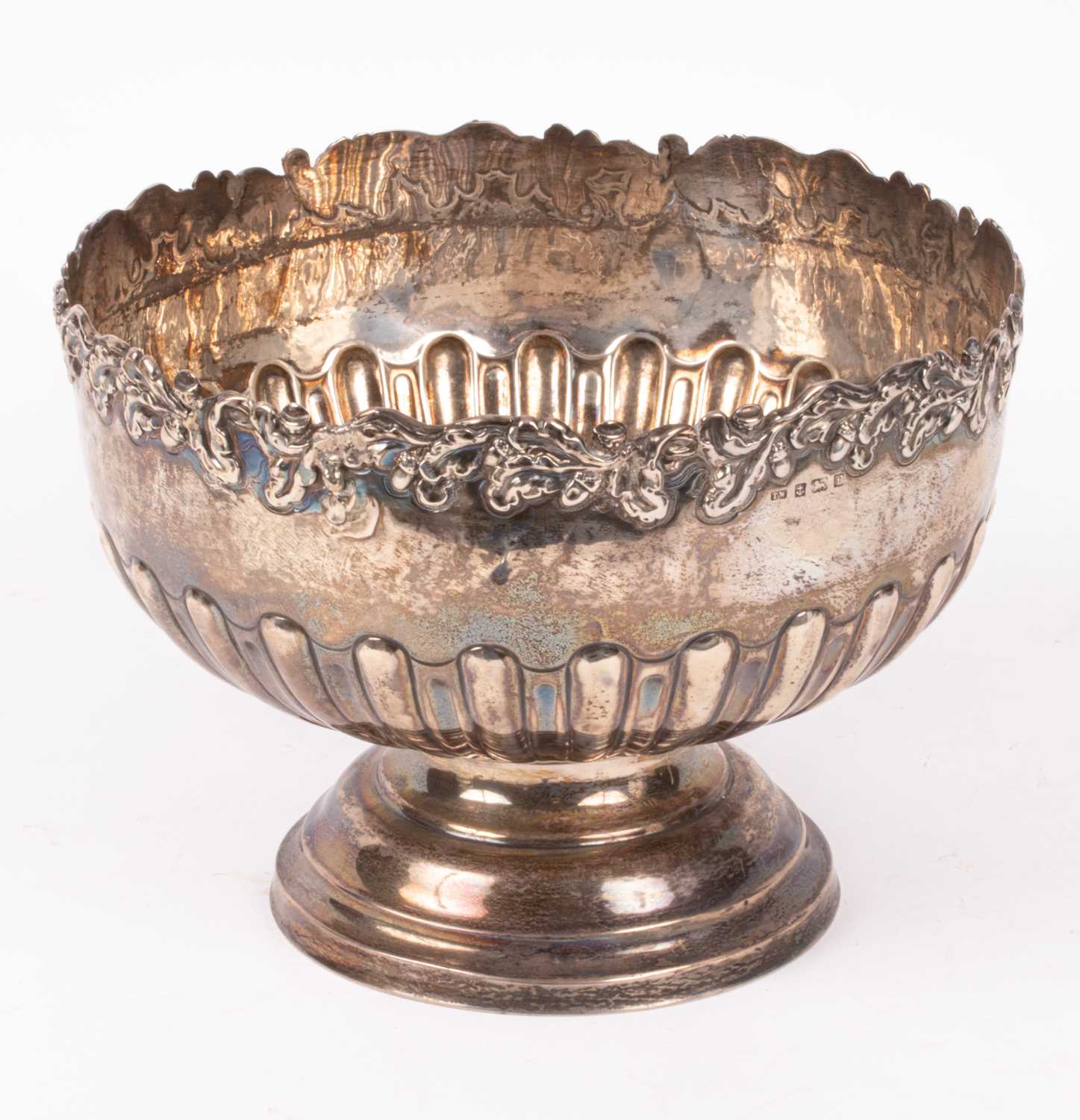 Lot 30 - An Edwardian silver rose bowl