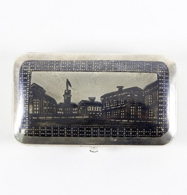 Lot 82 - A Russian silver, silver gilt and niello...