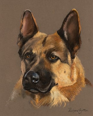 Lot 631 - Richard Britton (British, born 1931)/Portrait...