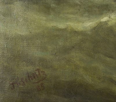 Lot 663 - Jan Frederik Schutz (Dutch 1817-1888)/Sailing...
