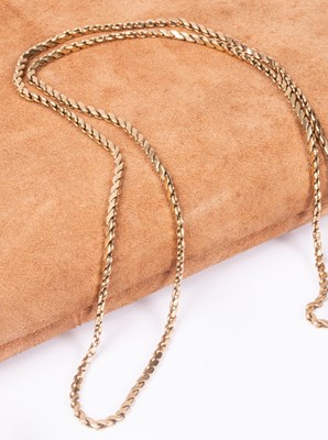 Lot 91 - A 9ct yellow gold chain necklace