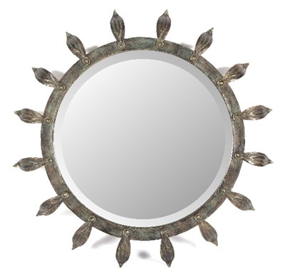 Lot 34 - A mid 20th Century illuminated mirror, of...