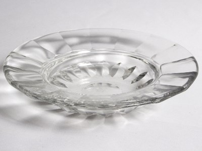 Lot 150 - Baccarat/Clear glass circular charger/with...