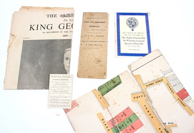 Lot 606 - Particulars of Sale for Aston Park Birmingham,...