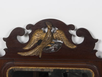 Lot 684 - A late 18th Century mahogany wall mirror, the...