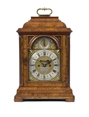 Lot 1030 - A George III eight-day, hour repeat bracket...