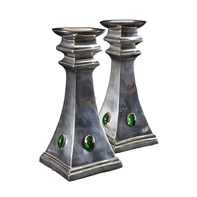 Lot 38 - Liberty & Co, a pair of silver plated...