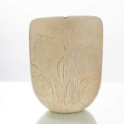 Lot 110 - Peter Hayes (British, born 1946), a large raku...