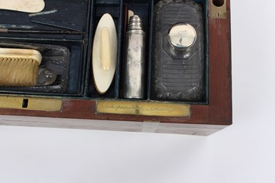 Lot 37 - A gentleman's George III mahogany and brass...