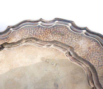 Lot 38 - A silver waiter, David & Maurice Davis,...
