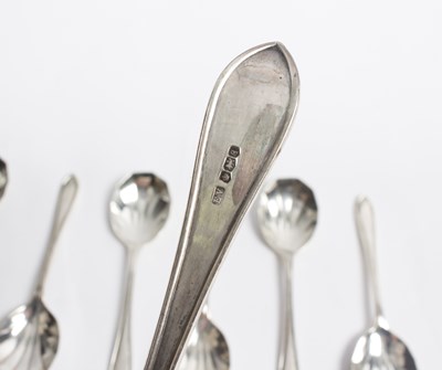 Lot 56 - A silver dessert service, EV, Sheffield 1933,...