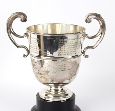 Lot 85 - A large silver trophy cup, Jay, Richard...