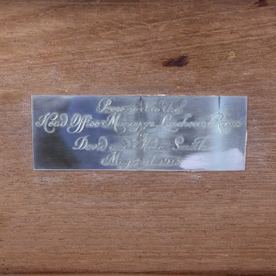 Lot 87 - A silver cigar box, marks rubbed, crest to...
