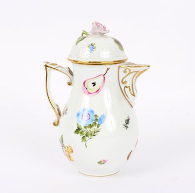 Lot 302 - A Herend coffee pot and cover, pattern 622,...
