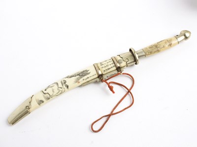 Lot 411 - A Chinese scholar's or artist's paper knife,...